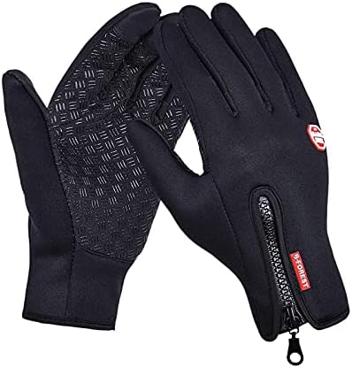 FOXLVDA топли Зимни ръкавици за мъже и жени, с ветрозащитными и водоустойчиви свойства, за работа, Колоездене, шофиране