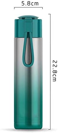 TYXL Кафяво-Зелен 304 Термос От Неръждаема Стомана Градиент Бизнес Автомобили Чаша Подарък чаша (Цвят: кафяв)