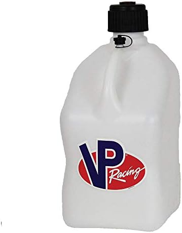 VP Racing Fuels 35200 5-галлонный квадратен кана за моторни спортове, предназначен за състезания, бял с 14-инчов луксозен