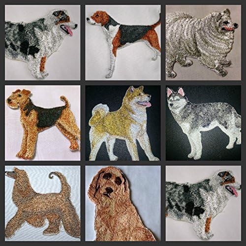 Невероятни портрети на кучета по поръчка [Bernese mountain dog], Бродирани ирононом/Нашивкой [4,5 х 4,5] [Произведено