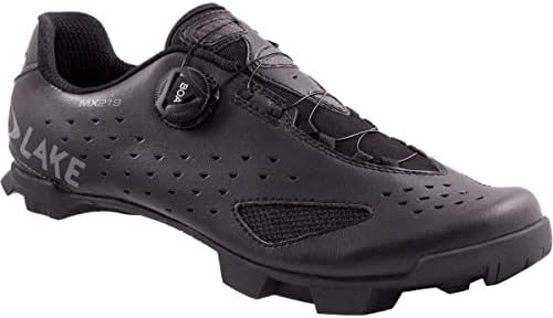 Велосипедна обувки Lake MX219 - Мъжки, Черно-Сива, 45,5