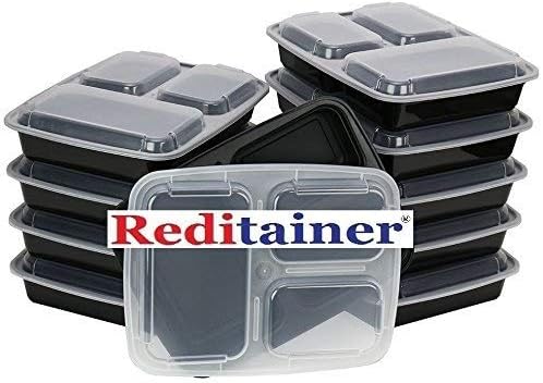 Reditainer - Контейнери за съхранение на продукти за приготвяне на храна с Различни отделения за продукти и разделени