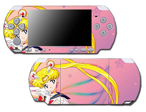 Sailor Moon Усаги Цукино Ученичка Венера, Юпитер, Меркурий, Плутон и Нептун видео игра Vinyl Стикер на Кожата Стикер Калъф за Sony PSP на Playstation Portable Тънка Система Серия 3000