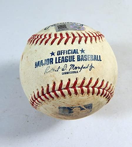 2019 В играта Milwaukee Brewers Pitt Пирати са Използвани Бели Бейзболни Топки Melky Cabrera GO - MLB, В играта се Използват