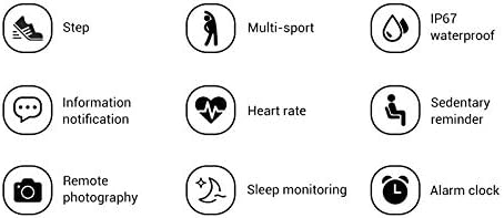 GPPZM Смарт часовници Мъжки Дамски часовници за измерване на Кръвно налягане, Водоустойчиви часовници с Пульсометром часовници, Спортни часовници, умни часовници за