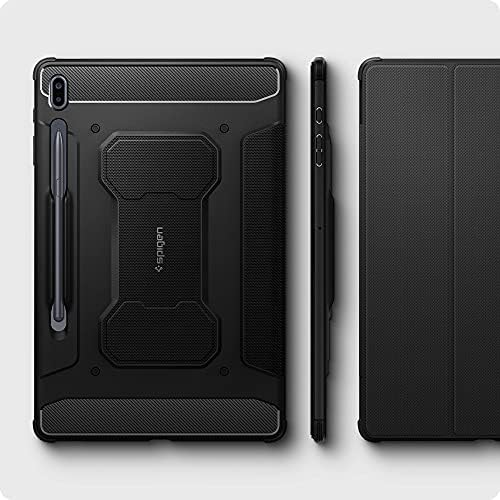 Калъф Spigen Rugged Armor Pro за Galaxy Tab S7 FE 12,4 2021 с притежателя на S Pen (2021) - черен