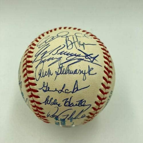 Екипът на Ница Minnesota Twins 1993 Подписа договор с AL Baseball Кърби Пакеттом - Бейзболни топки с автографи