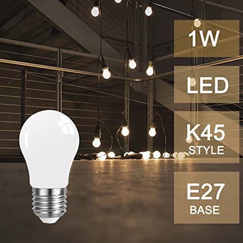 Led лампа за Нощно виждане Belaufe E27 с мощност 1 W, Led лампи K45, Led лампа E26 мощност от 1 W в Еквивалент 10 W,