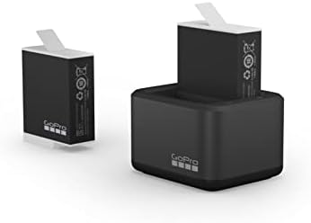 Двойно зарядно устройство за GoPro + 2 Ендуро-батерия (HERO11 Black/HERO10 Black / HERO9 Black) и Защитен корпус (HERO11