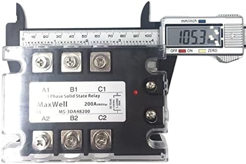 WOROLY TSR-200DA SSR-200DA Трифазно твердотельное реле за постоянен ток, 5-32 На Входно управление на AC 90 ~ 480 В Изходна