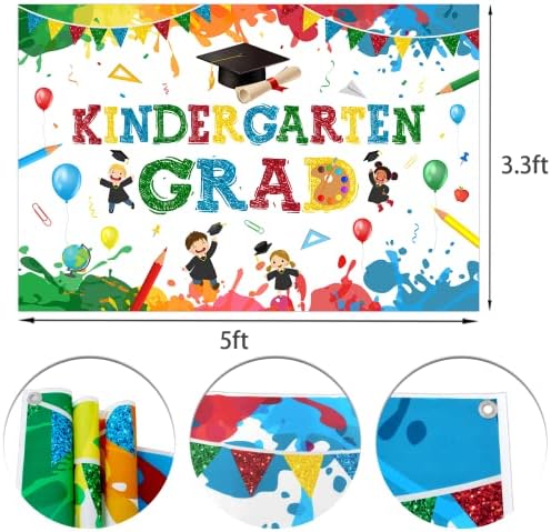 Украса за бала в детската градина-Фон за бала в детската градина Клас 2023 г. Последният ден на училище на фона на Банер