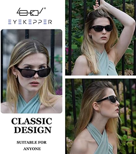 Eyekepper Спестете 10% на 2 опаковки бифокальных слънчеви очила Sunshine Readers Classic Cat-eye Oversize Black +2.00