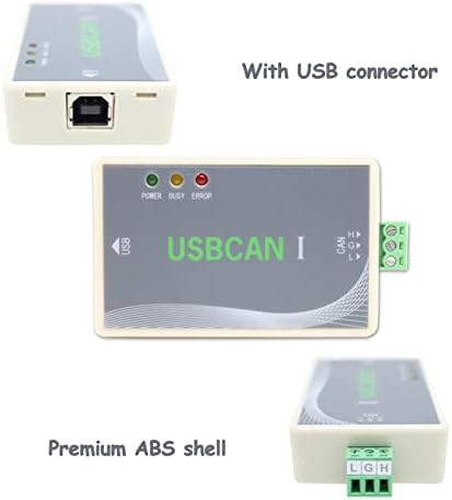 KUIDAMOS CAN USB Адаптер, Анализатор на USB to CAN Интелигентен Конвертор CAN-Шина Адаптер с USB Кабел USB to CAN Дебъгер