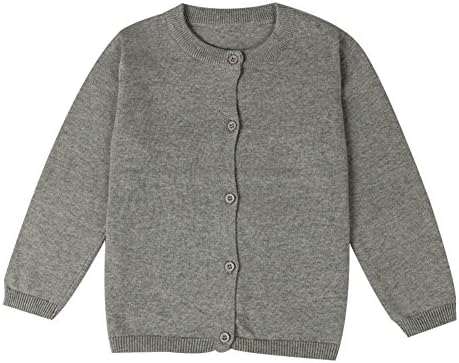 Жилетка копчета За малки момчета и Момичета, Памук Вязаный Пуловер за Деца от 1 до 5 години