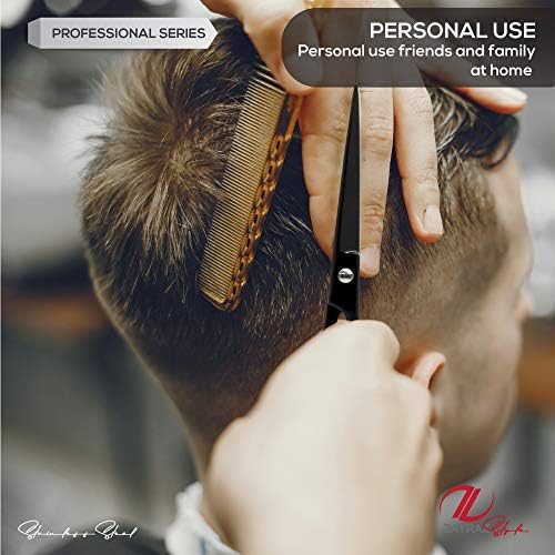 Професионални Фризьорски/Салонные Ножица за подстригване на коса с Ръба на Бръснач - Zayraz Style Фризьорски Ножици За Подстригване на коса 6,5-Инчов Ножици За подстригва