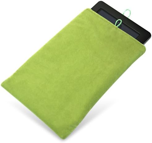 Калъф BoxWave, който е Съвместим с Pocketbook InkPad Color (7,8 инча) - Кадифена торбичка, ръкав от мека велюровой плат с завязками - Ярко-оранжев
