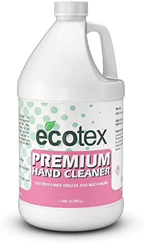 Средство за почистване на ръце Ecotex Premium с промишлена сито печат, литър - 16 грама.