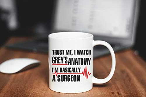 Стоки grey ' s Anatomy Повярвайте ми, аз най-вече хирург, чашата за кафе, чаша
