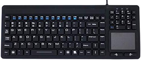 Водоустойчива клавиатура DSI с вграден сензорен панел - Фланец IP68 Водоустойчив Силикон Здрав Индустриален Моющийся