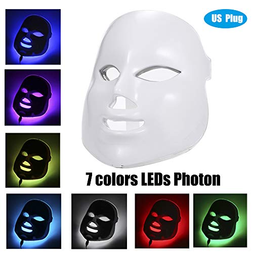 Layhou 7 Цвята led Светлина Фотон Маска За Лице за Подмладяване на Кожата Терапия на Бръчки Кожа