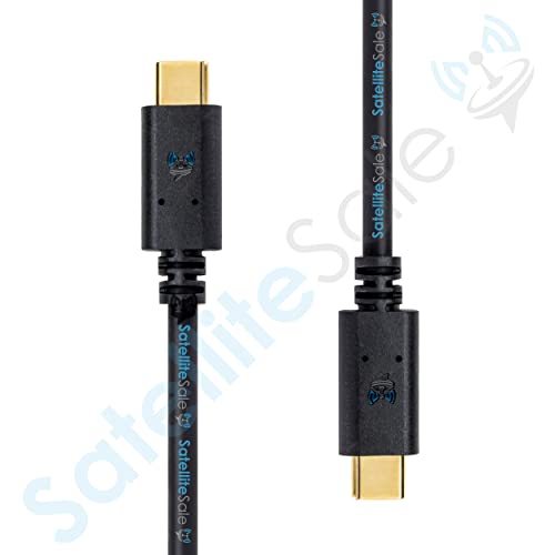 Сателитна продажба Универсален USB кабел Type C от мъжете на мъжа 10 gbps за пренос на данни и захранване на Черния Кабел