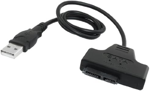 USB 2.0 - 7 + 6 13-Пинов Кабел-адаптер Slimline Slim SATA II за CD/DVD-устройство за лаптоп