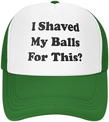 Аз побрил яйца за тази шапка на шофьор на камион, бейзболни шапки, Унисекс, Регулируема вкара шапки, Подходящи за спорт,