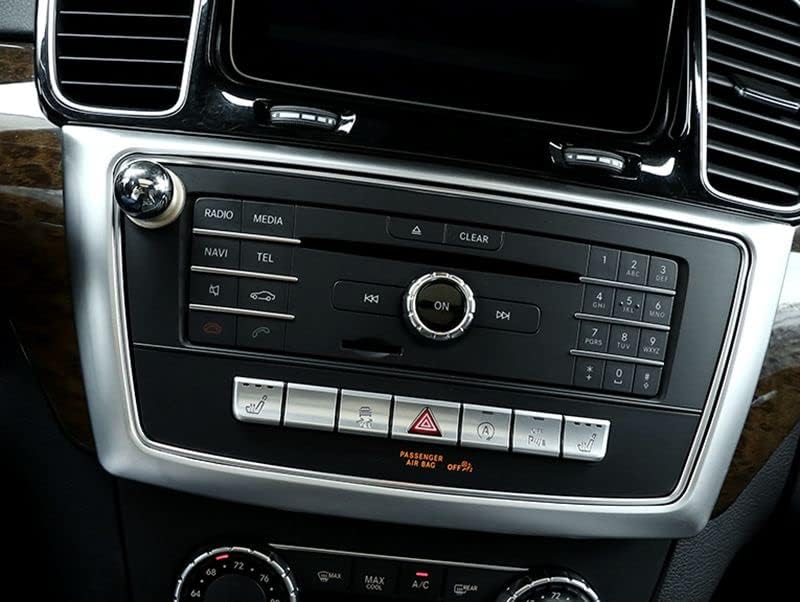 Eppar Нова Защитно покритие на централното управление, съвместими с Mercedes Benz GL-Klasse X165 2013- GL350 GL400 GL450 GL500 (сребрист)