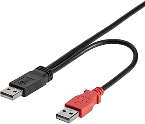 StarTech.com USB Кабел Y с дължина 1 метър за външен твърд диск - Двойно USB A-Micro B (USB2HAUBY1)