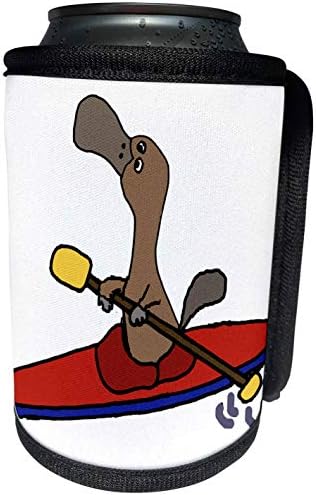 3dRose - Изкуството на всички усмивки Спорт и хоби - Сладък Забавен анимационен за каяк с утконосом с утиным клюн - Опаковки
