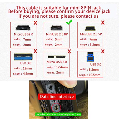 Love your гг Преносимото USB-кабел за трансфер на данни фотоапарат USB за Fujifilm X10, X20, XF1, FinePix JX650 JX660