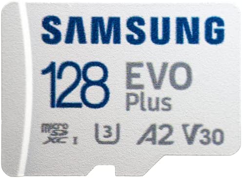 Карта памет Samsung 128GB Evo Plus Class 10 microSD Работи с планшетами Galaxy Tab S5e, Tab S4 10.5, Tab 10.1 (2019),