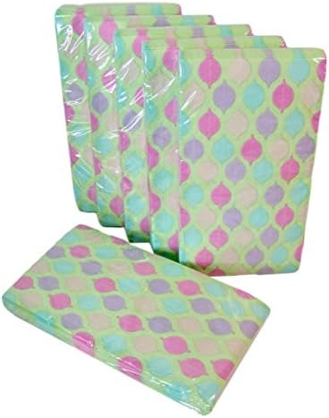 Летни Листни Хартиени Кърпи за гости или Салфетки за хранене, 16 парчета (опаковка от 6 броя)
