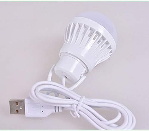 Led лампа Tookie, Универсален USB интерфейс, Лесна Низковольтная Осветление, Бял Портативен лека нощ за нощуване на открито,