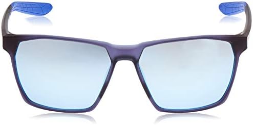 Слънчеви очила Найки EV1095-410 Маверик M в матова рамка, Тъмно синьо на цвят със сини огледални лещи