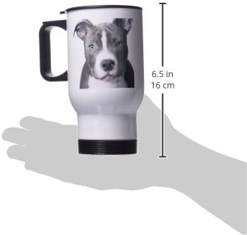 Пътна чаша за кученца американски питбультерьера 3dRose, 14 Грама