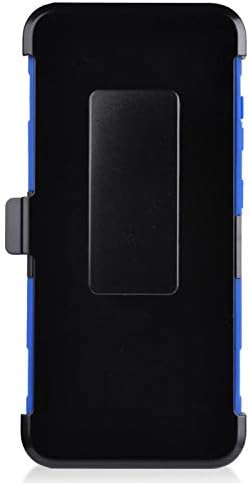 Eaglecell - за Samsung Galaxy S20 6.2 (SM-G980) - устойчив на удари калъф за телефон с кобур на колана си - CV1 Син