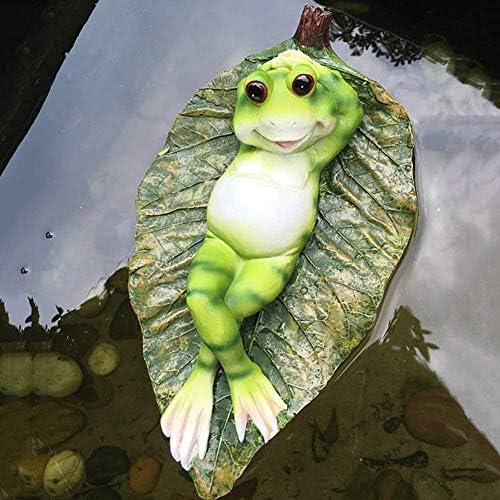 LIUSHI, декор за плаващ езерото, декорация във формата на жаба от смола, имитация на аквариума, украса за аквариум, B