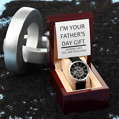 Забавен Подарък за Деня на бащите, Ажурни Часовници с виртуален скелет самостоятелно ликвидация, Подарък за Деня На Твоя