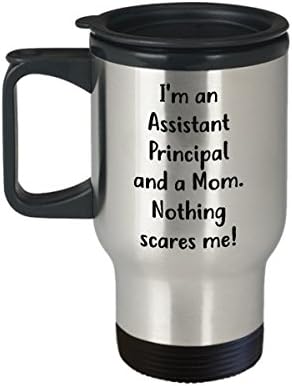 Забавна Пътна чаша на Ден на майката на помощник-директора на училището, с тегло 14 грама С изолация - най-Добрият подарък
