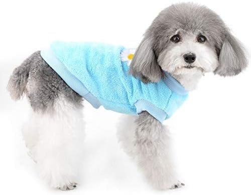 ZUNEA Пуловер за малки Кучета, Палта, Зимни Топло Яке за малки Кученца, Облекло, Мек Удобен Velvet Пуловер за домашни