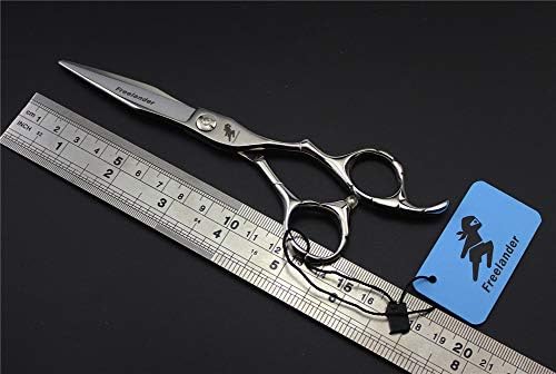 Ножица за подстригване на коса 6,5 см, дръжка от неръждаема Стомана, Салонные Фризьорски ножици с Остър нож, подходящ