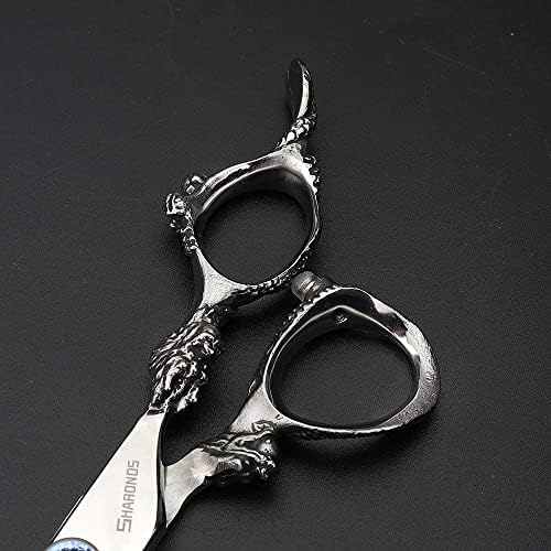 7-инчов фризьорски ножици, лилаво диамантени фризьорски ножици, подходящи за фризьори /домакинства/ физически лица (7-инчови 2pc-B)