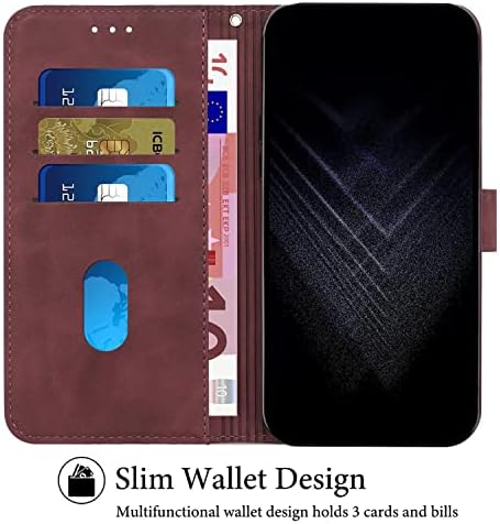 защитен калъф-портфейл с кобур, който е Съвместим с Samsung Galaxy A52 4G/5G/A52S 5G, Ретро Калъф за телефон от изкуствена