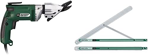 Ножици за задната част на PacTool SS424 - За рязане на фиброцемента -Клас за изпълнители - Професионални електроинструменти и 30-Инчов инструмент за измерване на ъгъла на SA