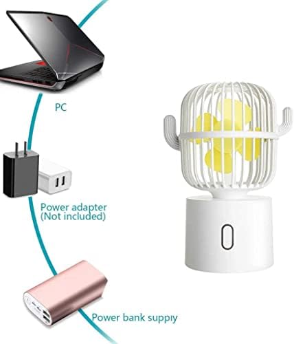 USB Настолен Вентилатор Персонален Вентилатор Малки Преносими Настолни Вентилатори Cactus Mini Ръчно Настолен вентилатор