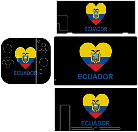 Любовта Еквадор Симпатичен Модел на Кожата Стикер Пълно Обвиване на Кожата Защитни Скинове Стикер за Ключа