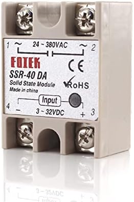 Solid state relay модул XIANGBINXUAN dc 5-60 В SSR-10DD SSR-25DD SSR-40DD 10A 25A 40A Вход 3-32 vdc Изход (Размер: SSR-25DD)