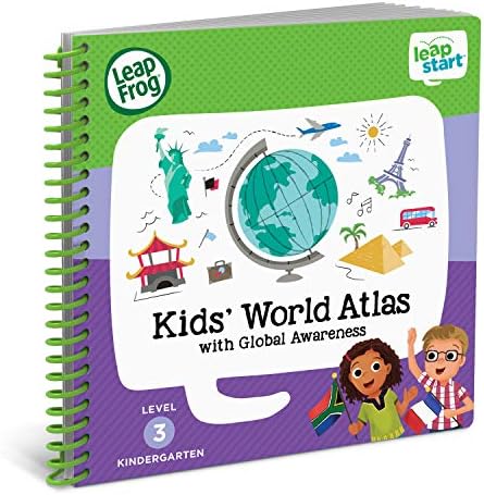 Книга за занимания в детската градина LeapFrog LeapStart: атлас на света за деца и глобалната осведоменост