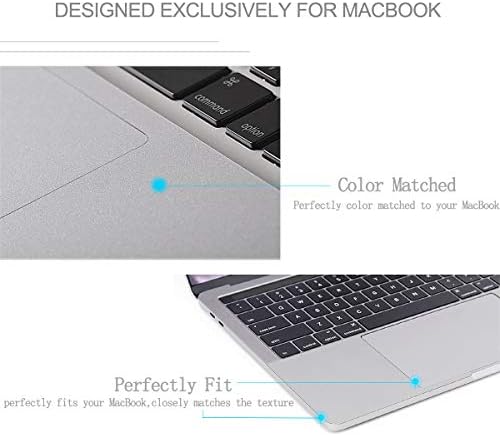 Калъф за поставка за дланите KEANBOLL за 2022 MacBook Air 13,6 см M2 Модел чип A2681 с Защитно фолио за тракпад, Стикер на дланта за защитно покритие на MacBook Air M2 (Сребрист)